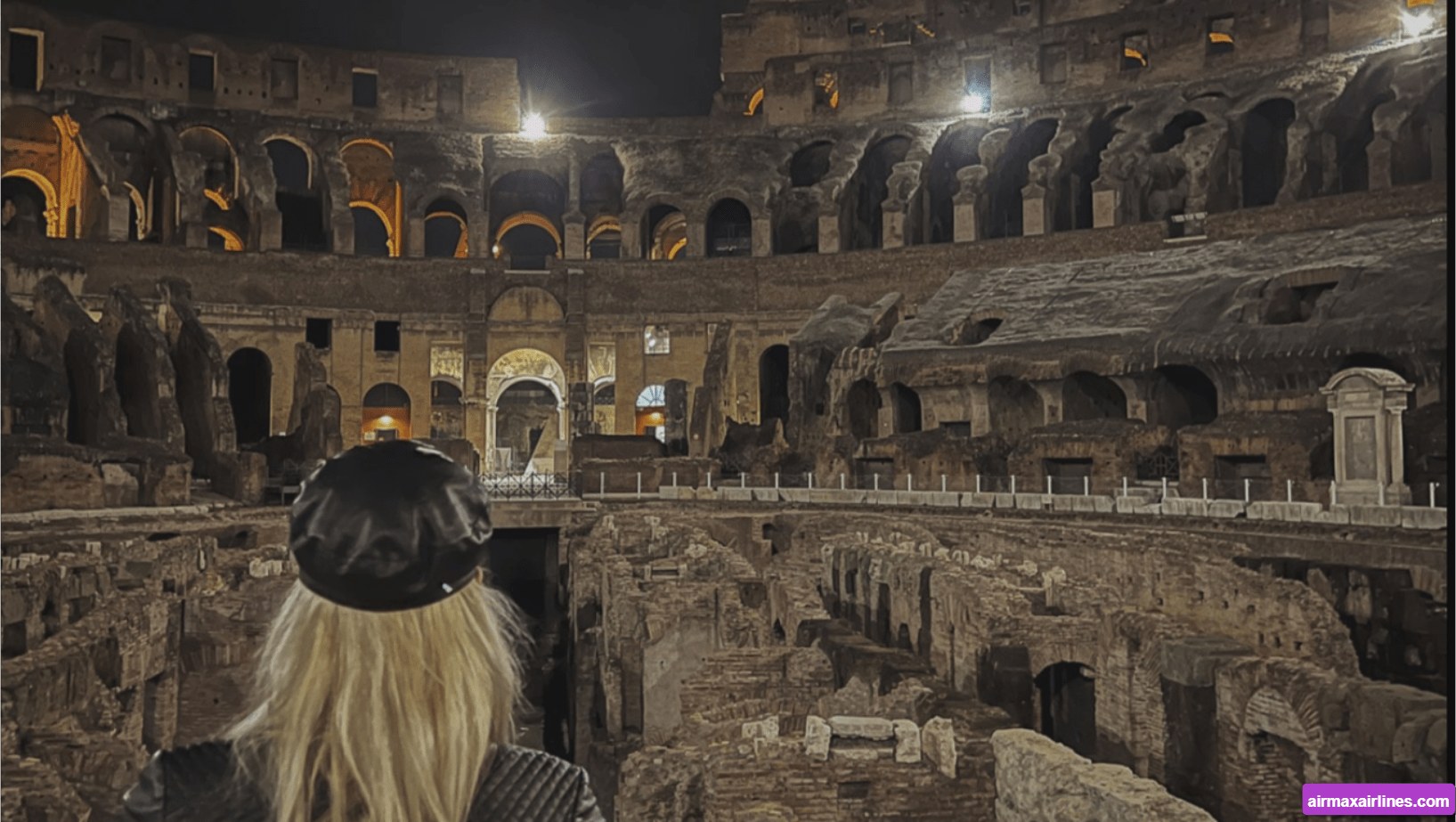 Colosseum at night